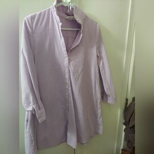 Pomander Place Lavender Shirt Dress